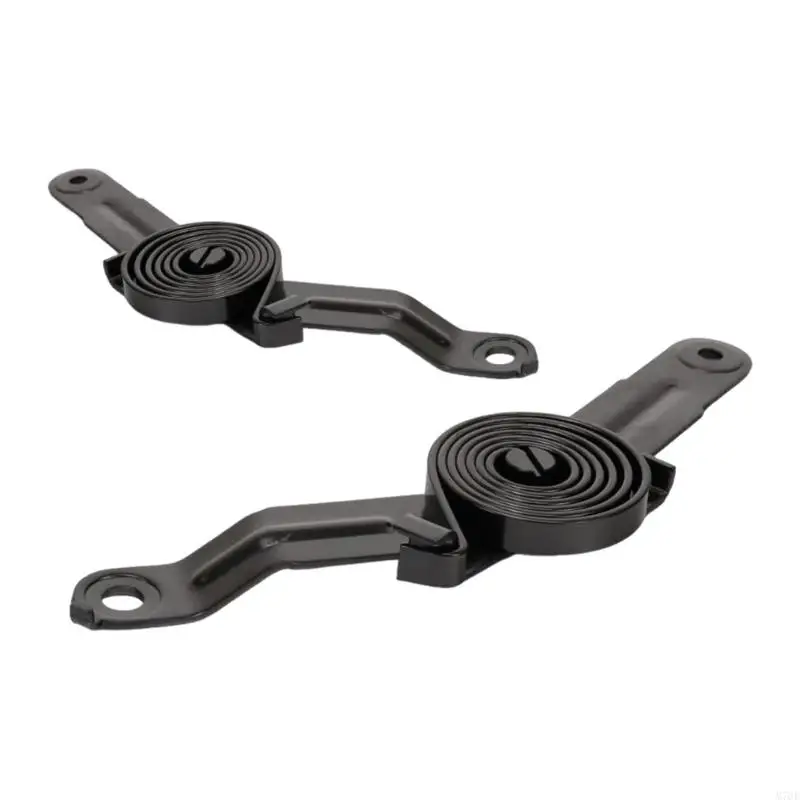 M76E Haubenscharnier-Reparatur-Feder-Set, 2-teiliges Links-Rechts-Paar aus Metall mit flacher Federstruktur, gestanzten Armen – Detail 6