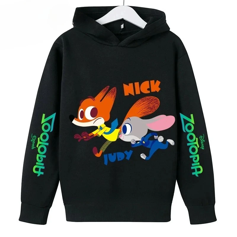 أسود مطبوعة مجنون الحيوان الكرتون مقنعين البلوز سترة فضفاضة مقنعين الرياضة نمط الجلد ودية مريحة النسيج هوديي #1