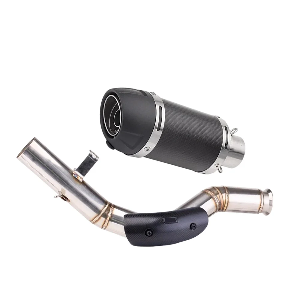 Auspuffanlagen für DUKE RC390 RC250 390 17-21 RC 390 Slip-on Auspuff Schalldämpfer Mittelverbindungsrohr Auspuffrohre – Detail 2