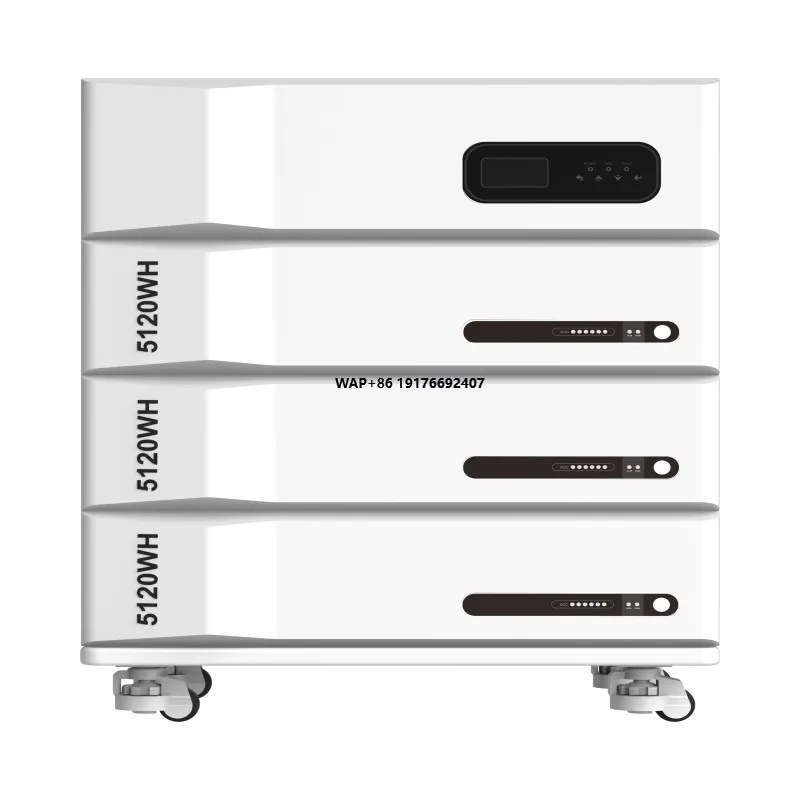 48V 300Ah Stackable Li Fe PO4 Solar Battery 51.2V 15kWh Home Use Solar Power System with 5kwh Stacked Inverters & Converters