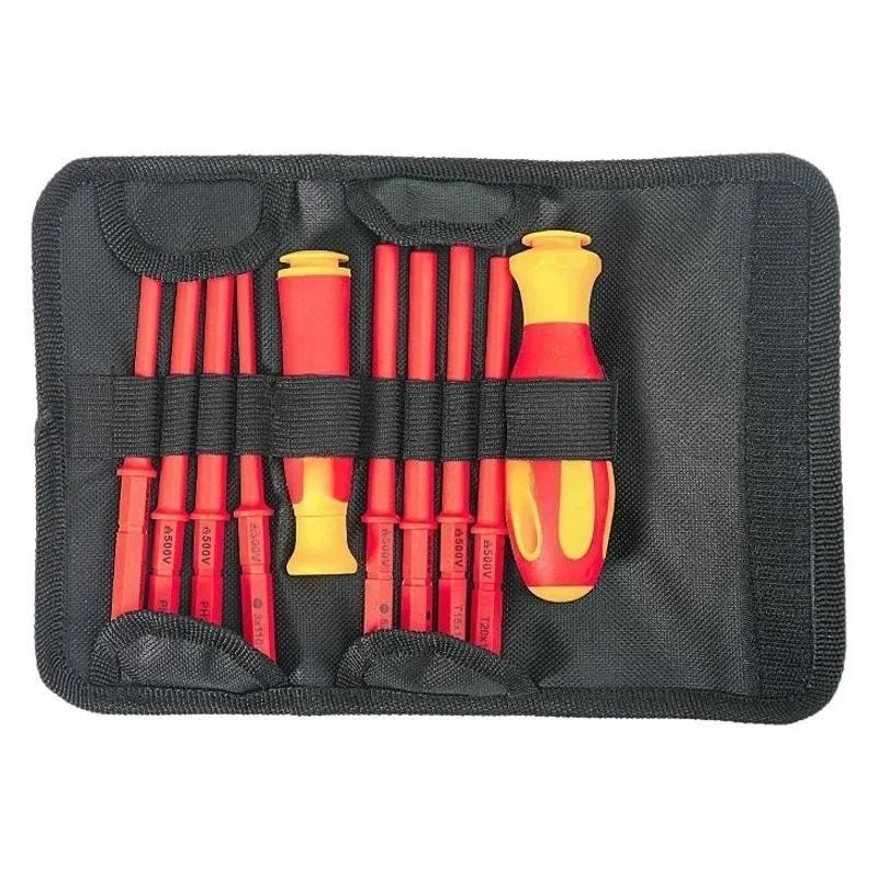 

Electrician Insulated Dual-use Screwdriver Set Phillips & Slotted Tool For Home Appliance & Decoration Repair Work