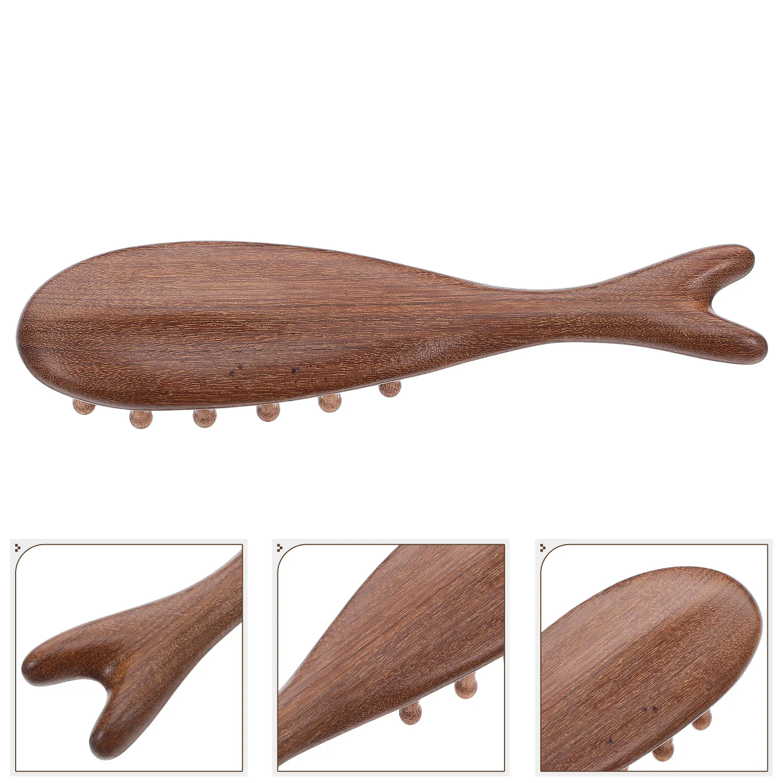 

Wooden Scalp Comb Handcrafted Solid Sandalwood Massage Comb for Hair Stimulation Reusable Wooden Head Massager for Daily Hair