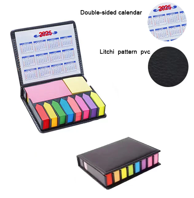 1 Satz bunter praktischer Aufkleber, Organisation, mehrfarbige Aufkleber, Set aus Leder, Verpackungsbox, Kalender 2024 und mehr – Detail 1