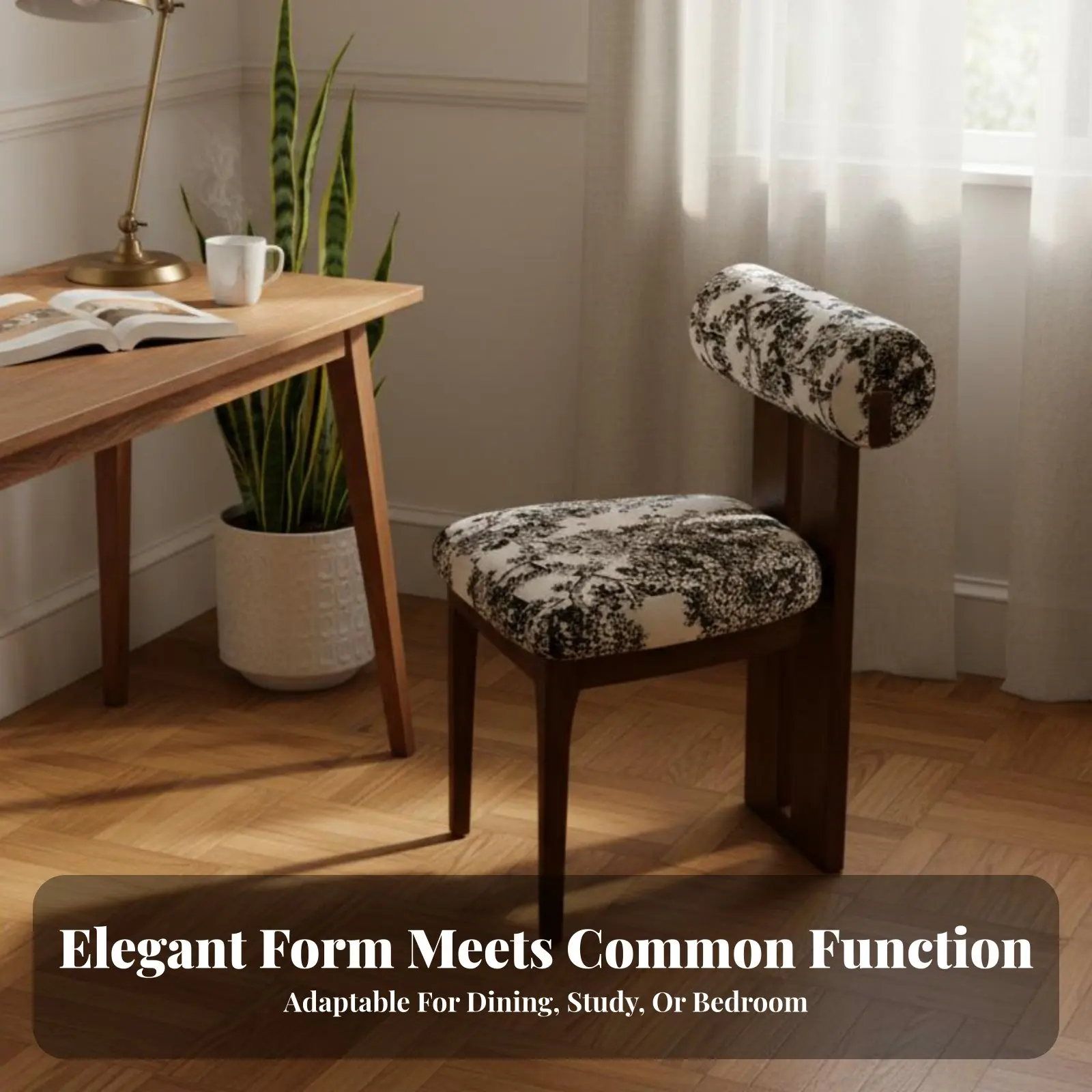 

Wooden Hippo Chair Retro Design Seating Furniture Mid-Century Modernperiod Modern Design Ergonomic Backrest for Adults