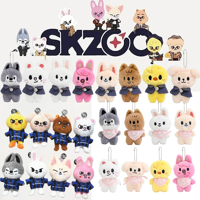 

Stray Kids Plush Keychain Pendant SKZ Domin Plush Doll Pendant Fei Felix KARMA SKZOO Plush Toy Bang Chan Han Children's Gift