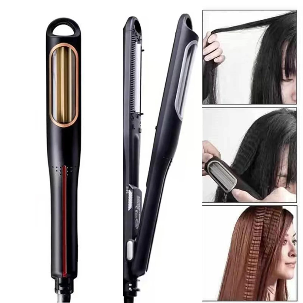 Electric Automatic Hair Crimper Iron Rotating Heat Curler for Fluffy Waves Hairstyle Hairdressing Accessories