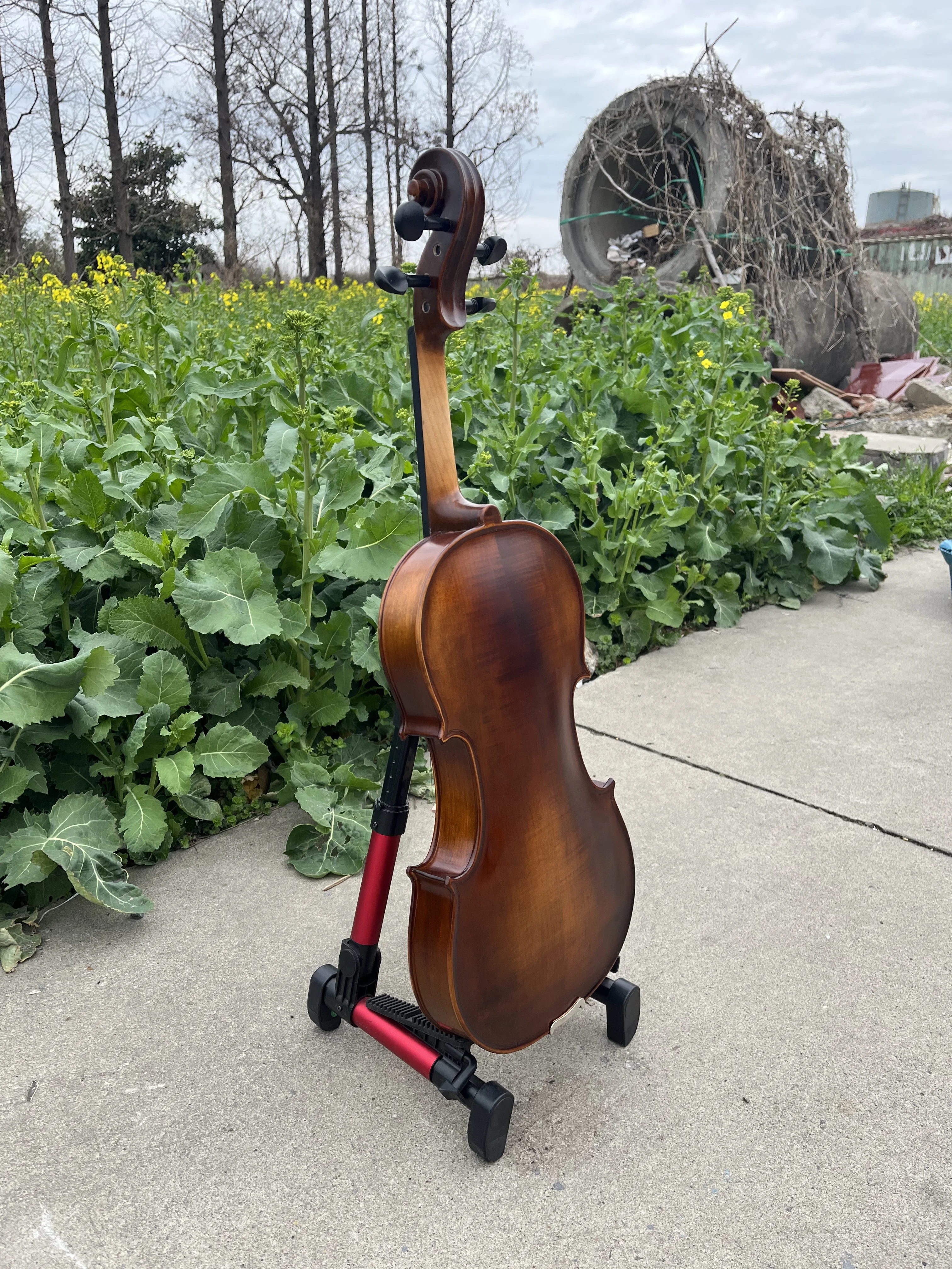 Professional All Solid Viola 4 - Musical Instrument All 评论和价格
