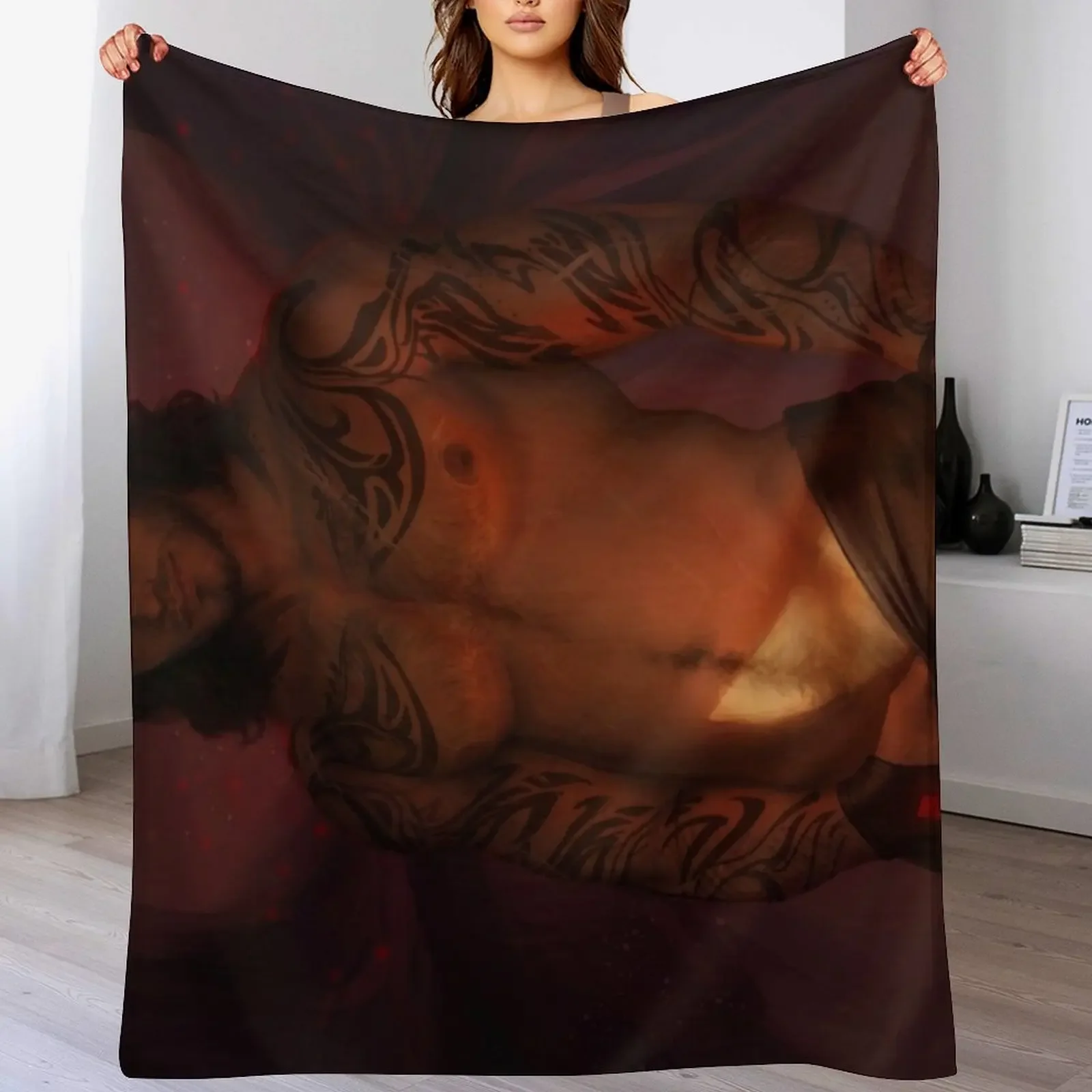 

ACOTAR: Cassian Throw Blanket Decoratives Sofa Weighted Bed Blankets