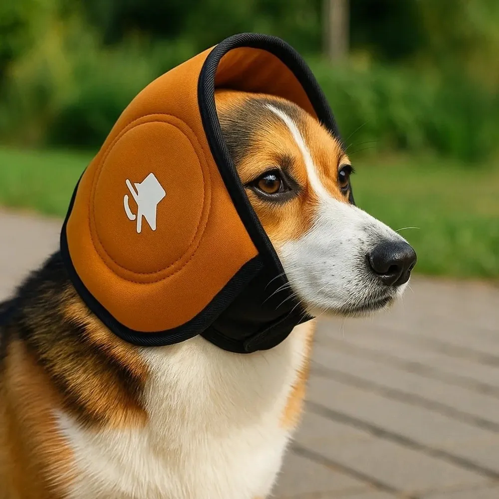 Noise Reduction Pet Dog Earmuffs Waterproof Hearing Protection Pet Ear Muffs Comfort Design Ear Warmth Dog Ear Cover Grooming