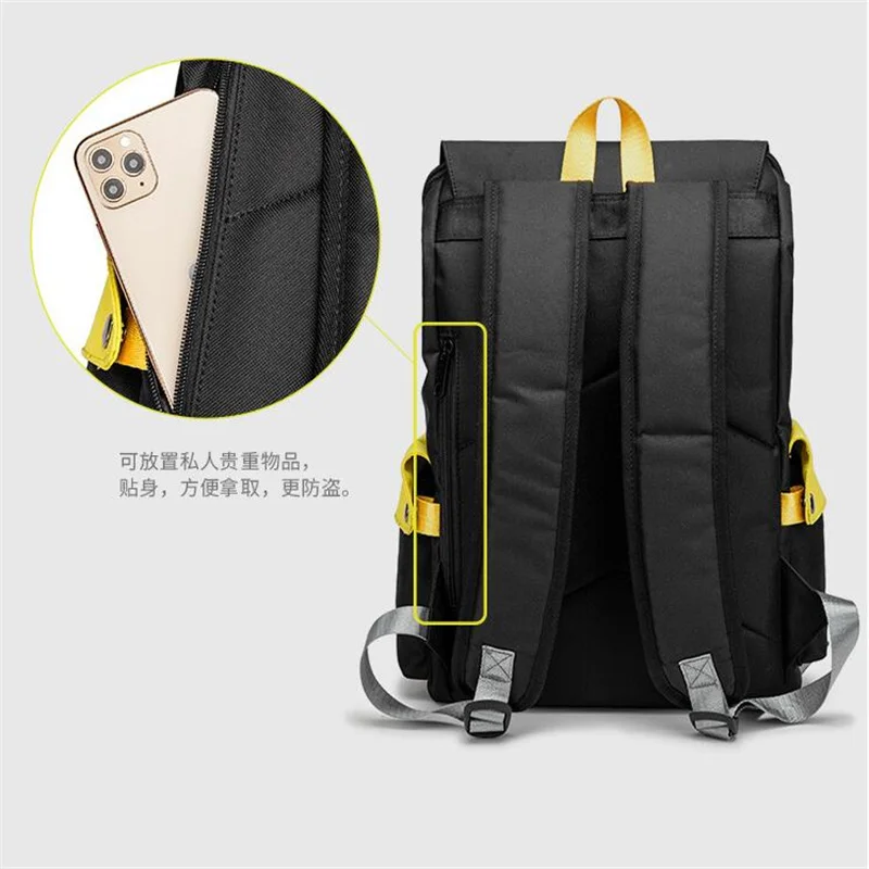 Sac à dos imprimé Demon Slayer pour adolescents, cartable Mochila, cartable Anime, sac d'extérieur pour hommes et femmes, port de charge USB, sac pour ordinateur portable lancé