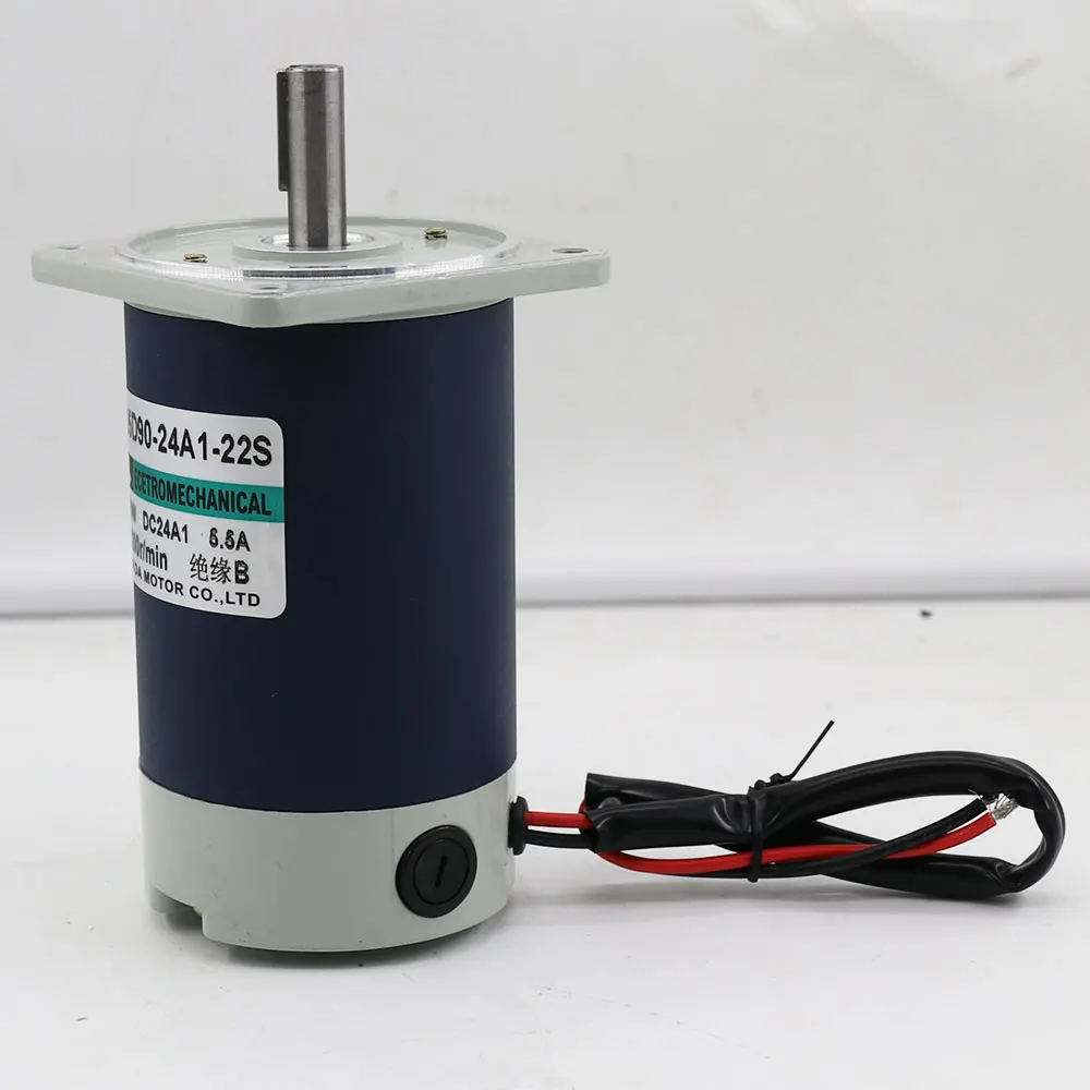 12v24v DC Brush High Speed Motor 90W Strong Torque Forward And Reverse Motor Adjustable Speed Micro 9 Volt Dc Motor