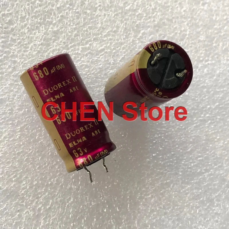 2PCS/10PCS original ELNA Duorex II 63V680UF 16X32MM 85C audio electrolytic capacitor ARE 680UF 63V free shipping