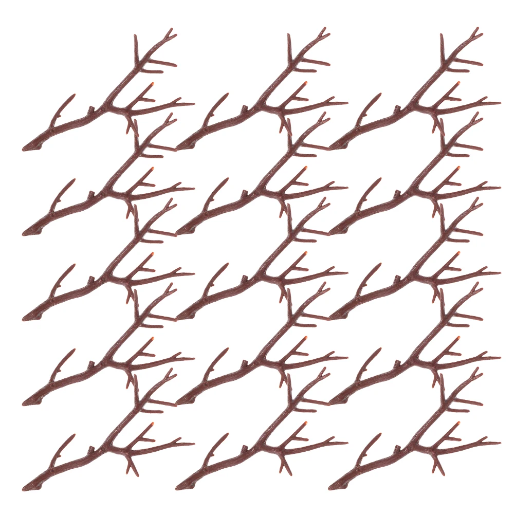 

20 Pcs Christmas Antlers Accessories Twigs Artificial Crafts Winter Decor Ornaments Party Supplies for