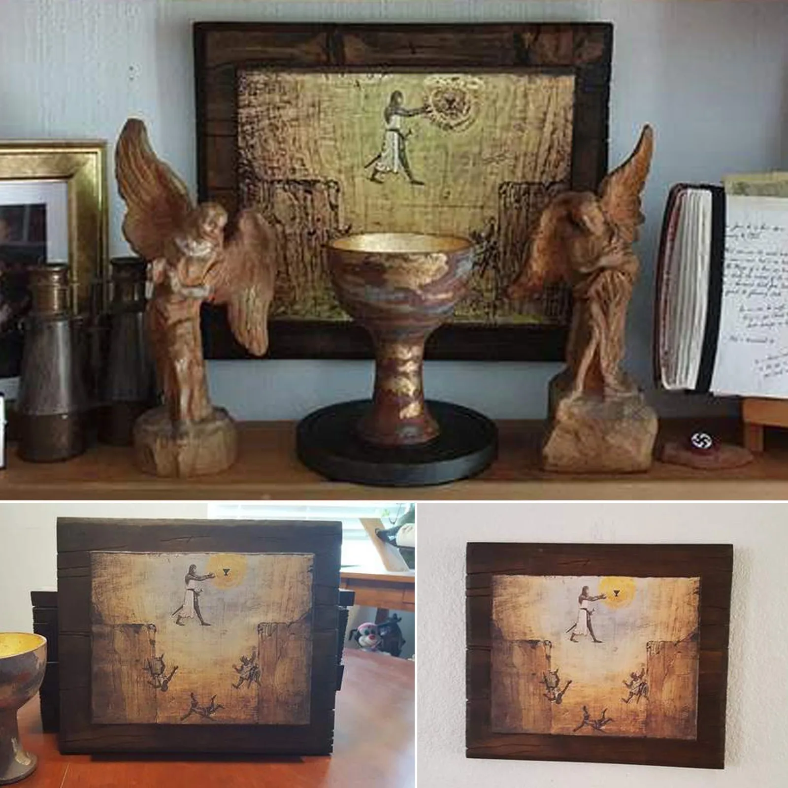 Indiana-Jones & The Last  Grail Knight-Leap Of  Creative tabletop decorations, vintage crafts Decorations for Indiana Jones Fans