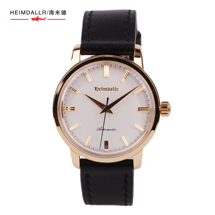 HEIMDALLR Hymead 2019 Fashion watch GS men\'s belt watch simple leisure mechanical relojes para hombre  watch for men 2022