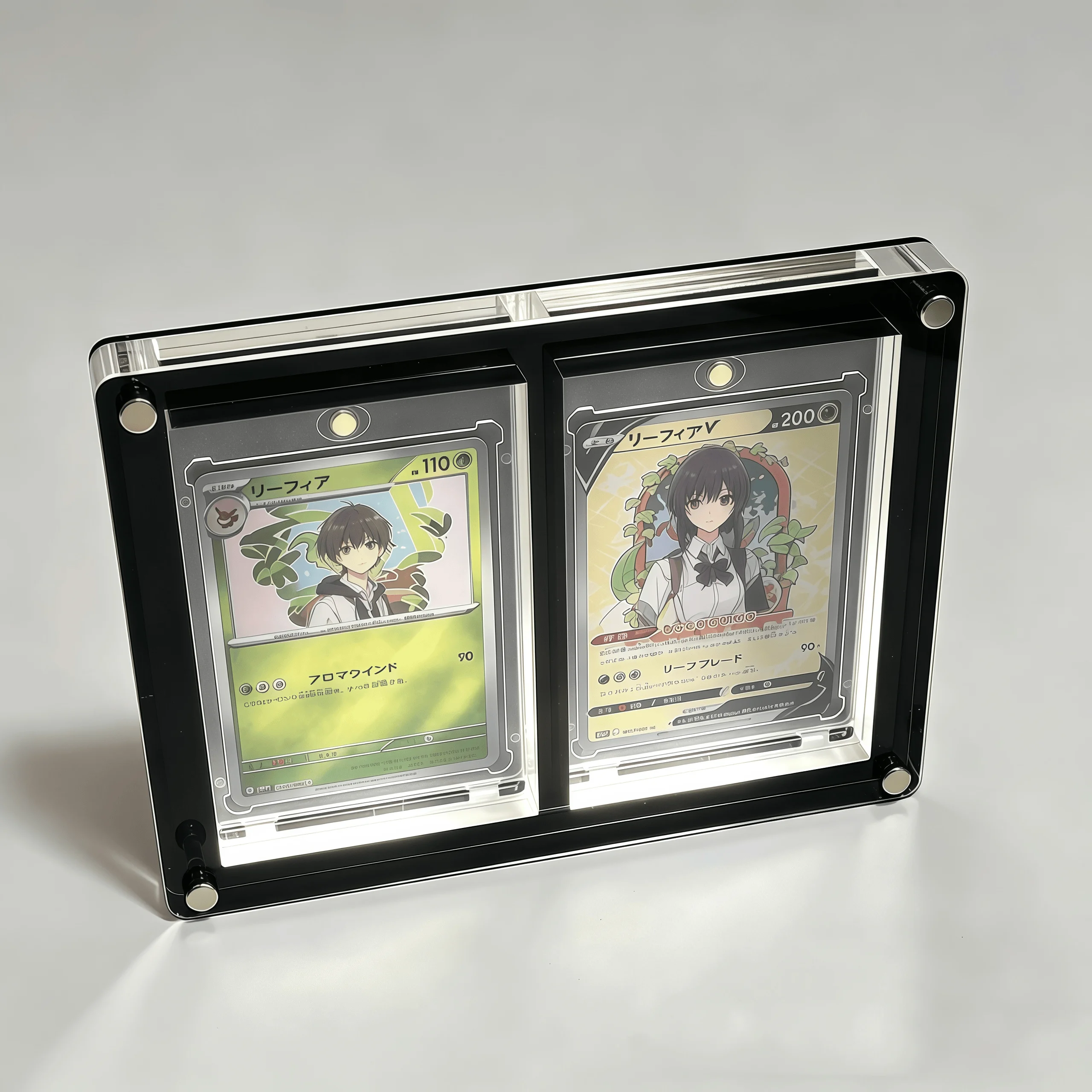 Display Stand Extra-thick Polaroid Picture Frame Can Be Put Collection Card PTCG Shot Extra Action Black Brick