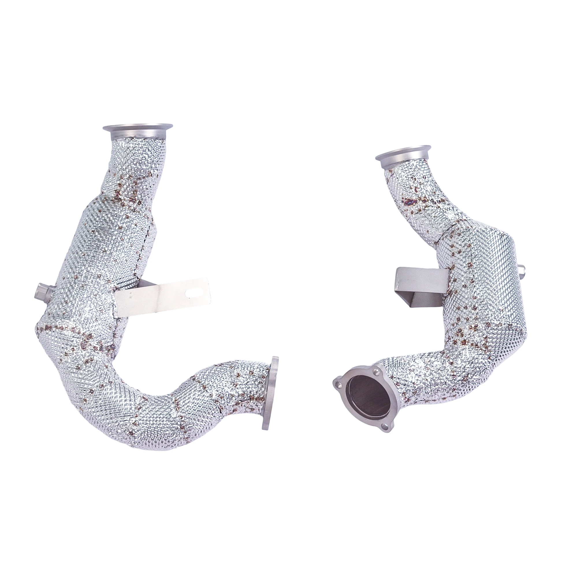 

[Custom product] Suitable for 14-17 Porsche MACAN turbo 3.6T with cat 200 molybdenum downspout stainless steel exhaust head