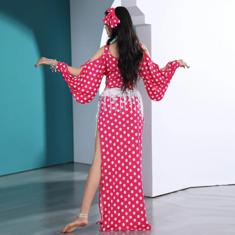 Baladi Shabby Saidi Robes Oriental Belly Dancing Clothes Belly Dance Costume Robe Customized Adult Short Sleeves Dress