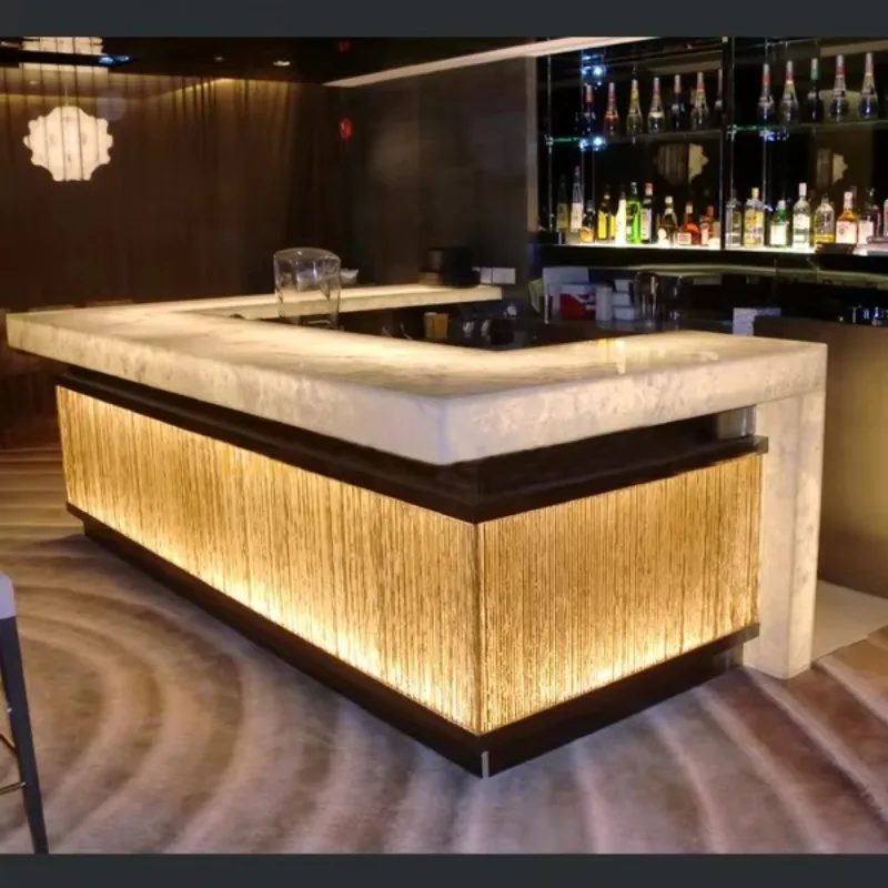 Customized Led Portable Cocktail /Bar Luminous Cocktail Table / Glow Mobile Cocktail Bar Counter