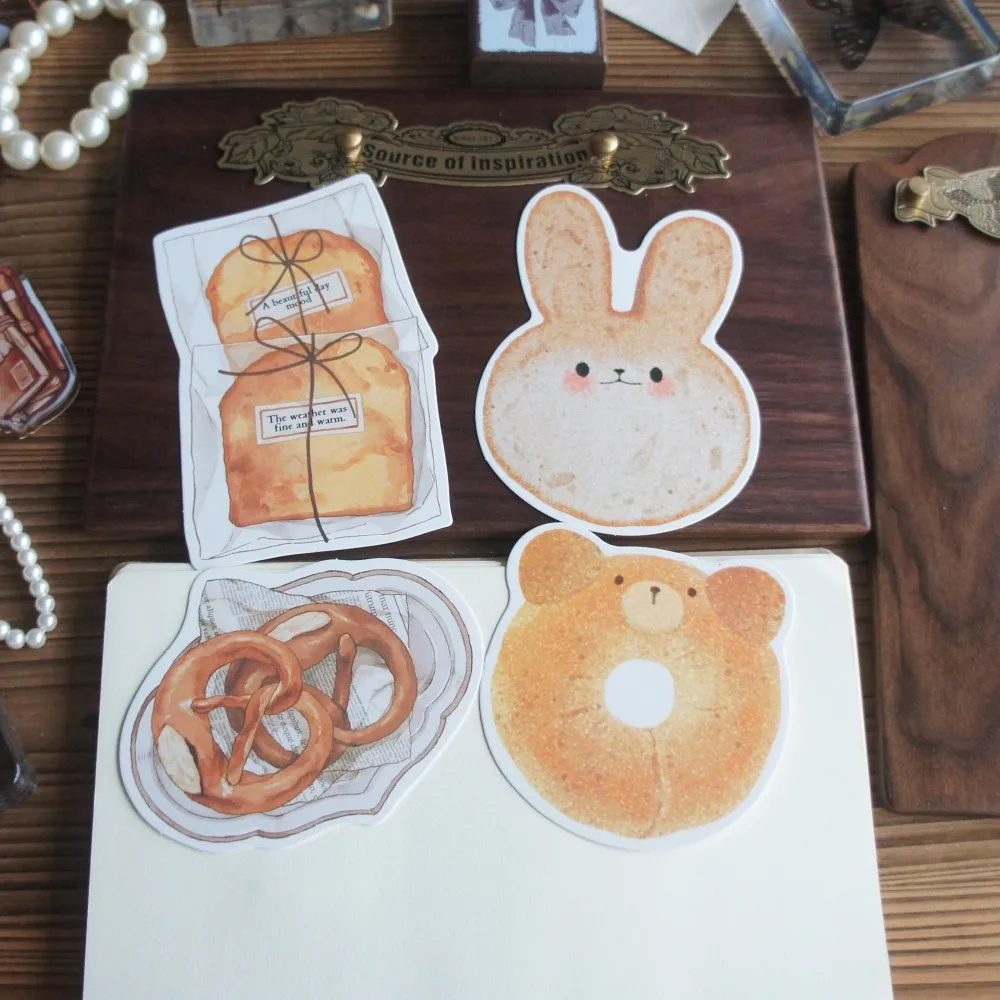 15pcs Bear Rabbit Cat Shaped BreadCard As Scrapbooking Party Invitation Gift Card Message Postcard Greeting Card