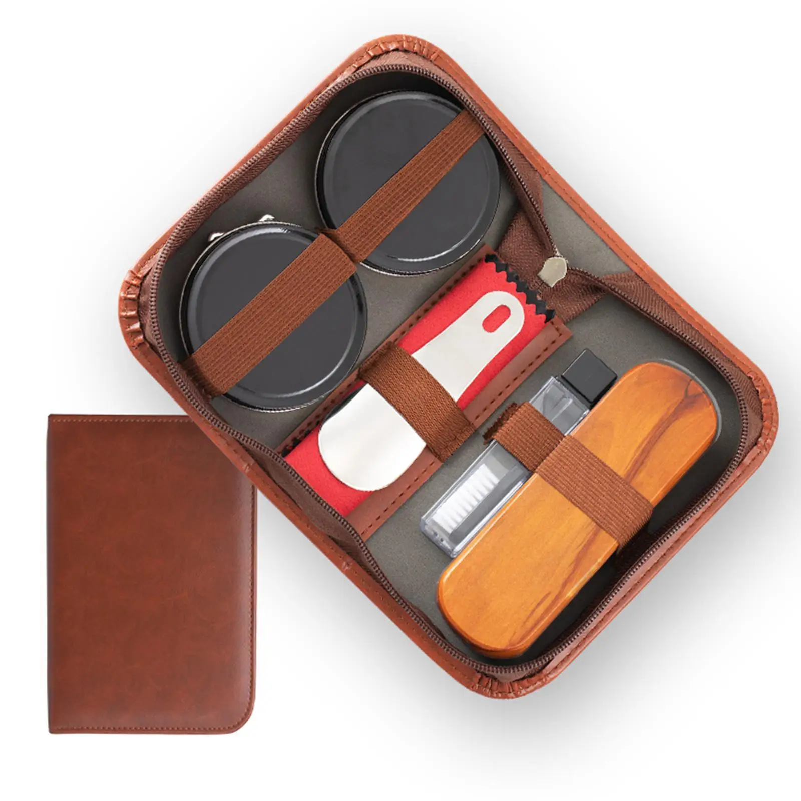 All-in-one Leather Shoe Care Cleaner Maintenance Kit with Brush and Polish for Menâs Footwear Accessories All-in-one Leather Shoe Care Cleaner Maintenance Kit with Brush and Polish for Menâs Footwear Accessories
