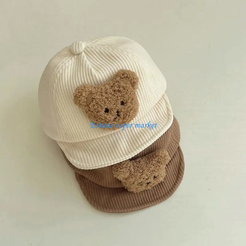 

090B Baseball Hat Cartoon Baby Beach Cap Infant Breathable Spring Sun Protective