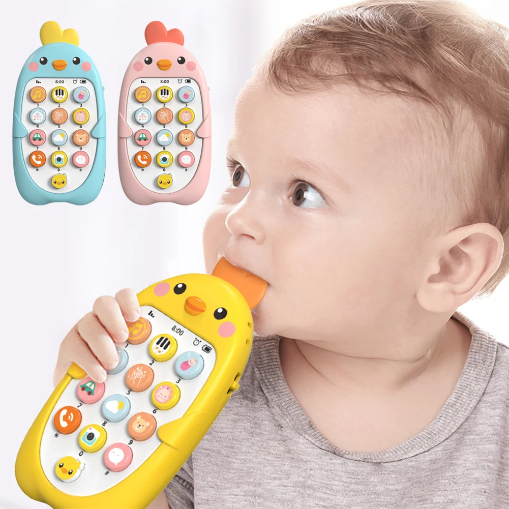 Uroczy muzyczny telefon edukacyjny dla dzieci: fascynująca, interaktywna zabawa edukacyjna, idealny prezent dla dzieci, imitacja telefonu.