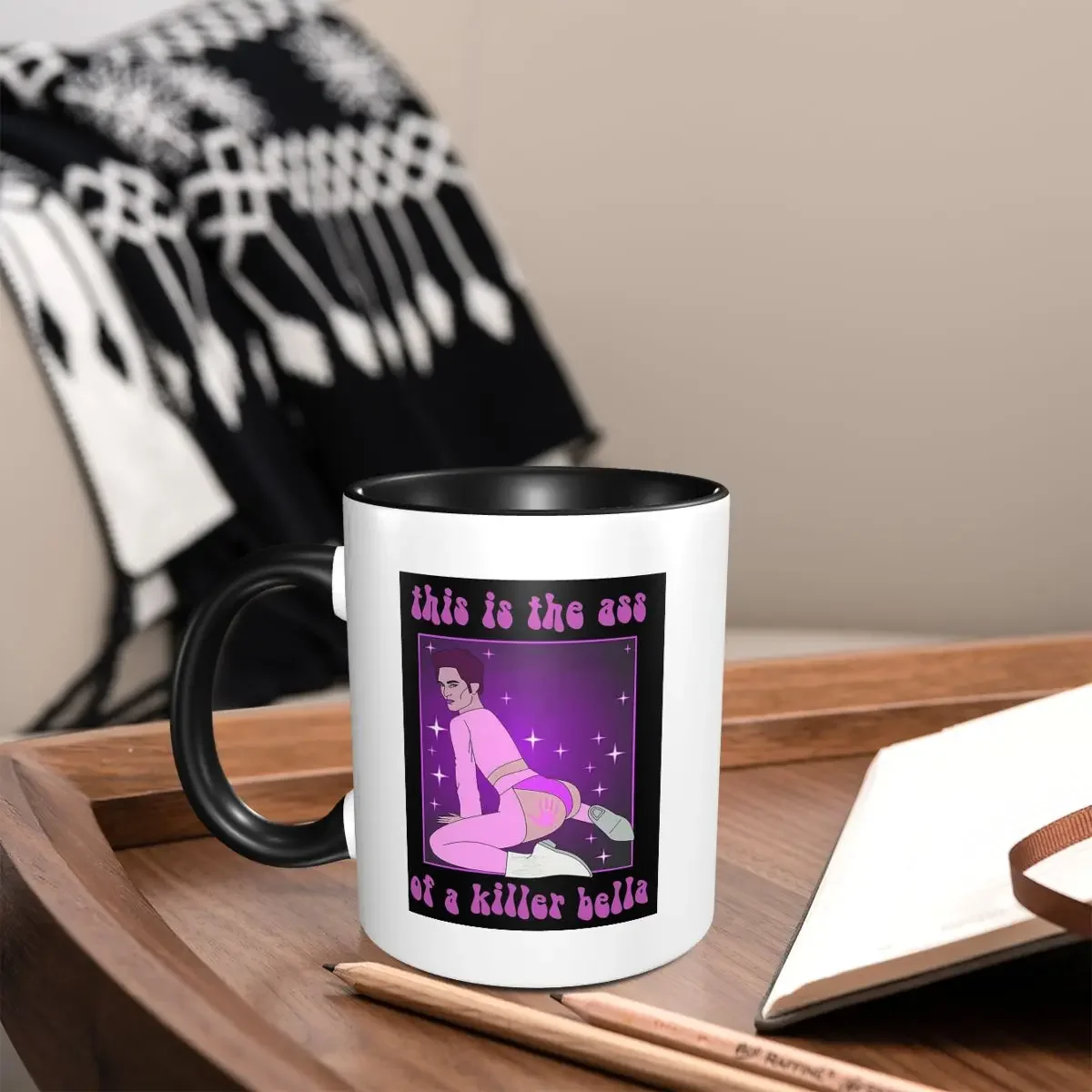This Is The Ass Of A Killer Bella Robert Pattinson Meme Mug Ceramic Coffee Cups Tea Mugs Milk Cup Drinkware Gift for Woman Man