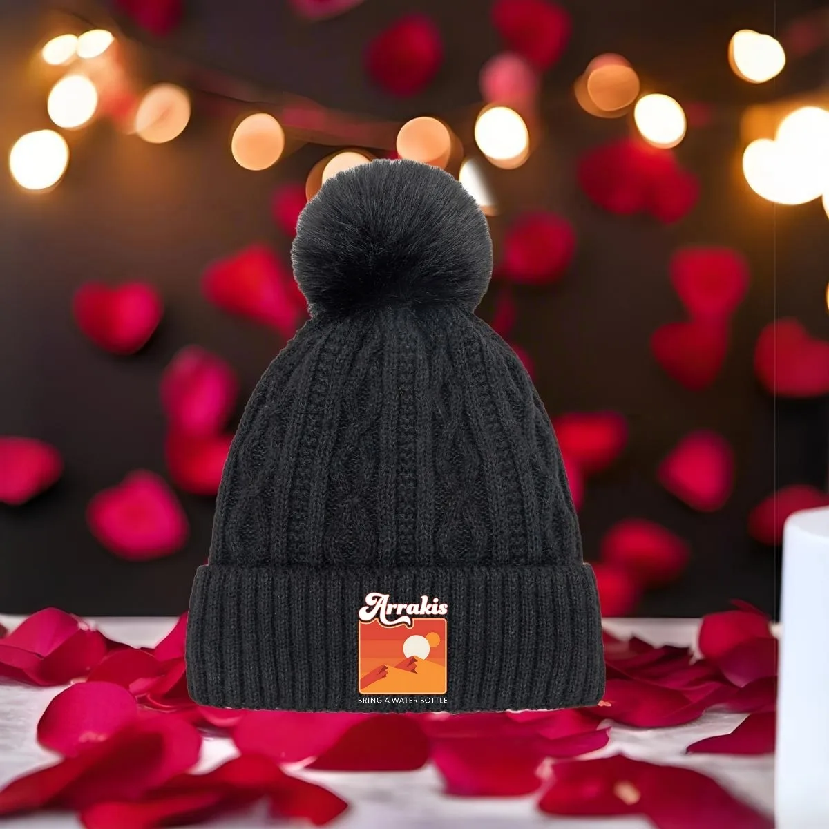 قبعة شتوية دافئة جديدة متعددة الألوان للجنسين مع تصميم طباعة مخصص للرجال والنساء #3