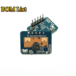 1PCS LD2410C HLK-LD2410C 24GHz mmWave human presence sensor motion module HiLink