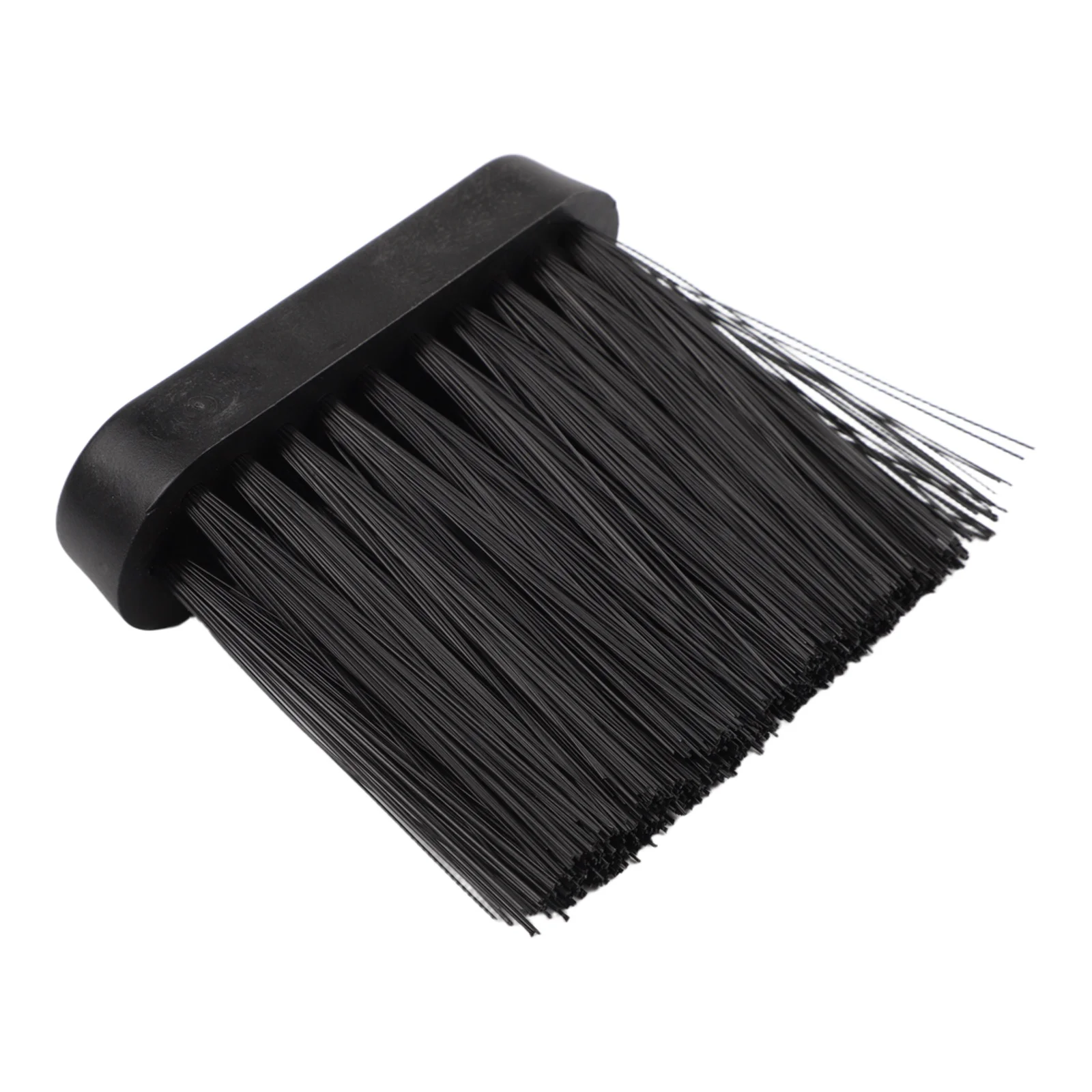 Set of 2 Replacement Fireplace Brush Heads with Plastic Handles for Cleaning For BBQ Grills and Heating Appliances