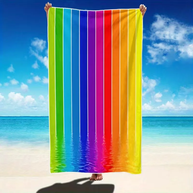 Super Large Fast Drying Ultra-fine Fiber Beach Towel Super Free Fashionable Sailing Swimming Pool Bathroom Travel Beach Towel