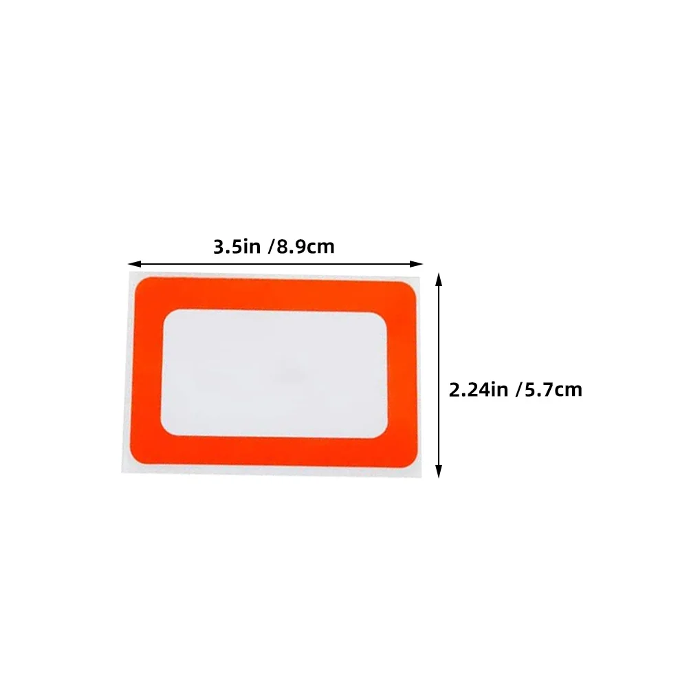 150 قطعة فارغة للكتابة فرز العلامات لاصق الشارات لملفات التوابل رفوف صناديق عملية طويلة الأمد استخدام اسم ملصقات العلامة #2