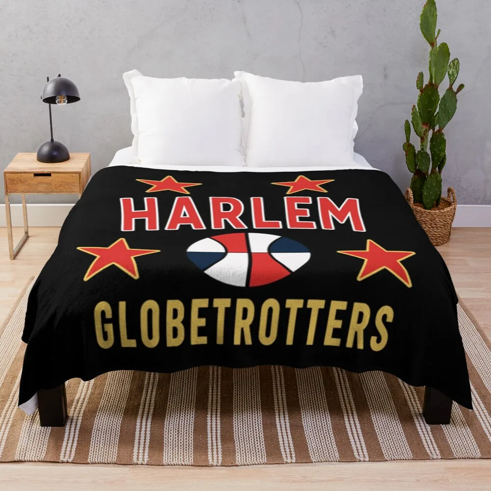 

Harlem Globetrotters T-ShirtGo Trotters! (full color) Throw Blanket Color Fast Cozy Throw Blanket