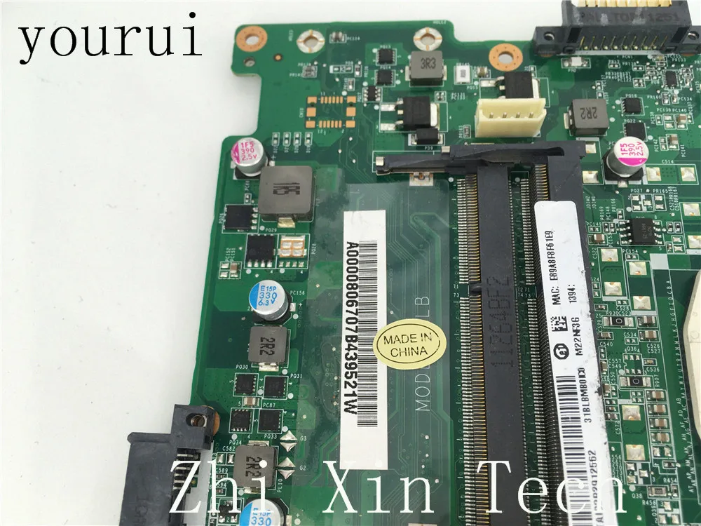 yourui Laptop Motherboard Fit For Toshiba Satellite L750 L755 Series Notebook PC Main board A000080670 DA0BLBMB6F0