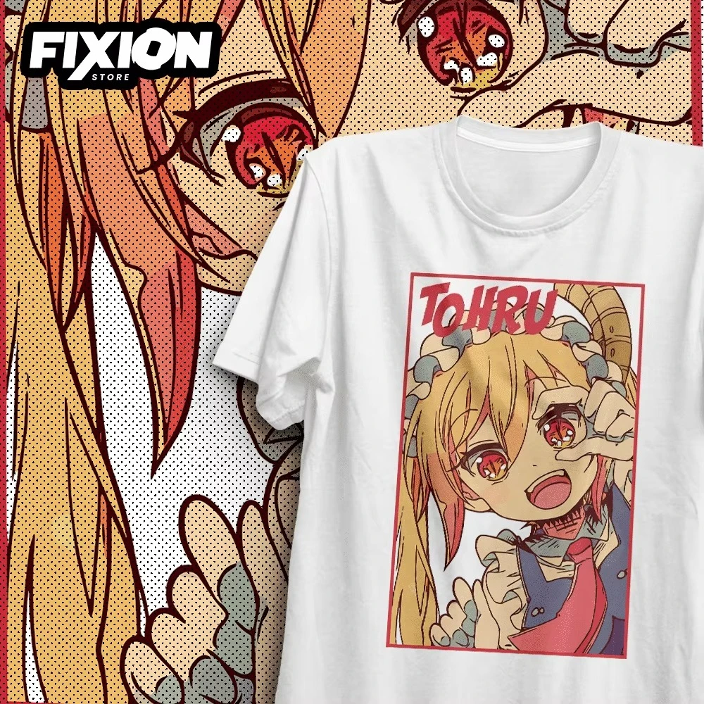 Camiseta de Verão Mais Vendida para Anime Miss Kobayashi's Dragon Maid [B] J #   Camiseta Feminina Manga Curta 1 Mange Tee