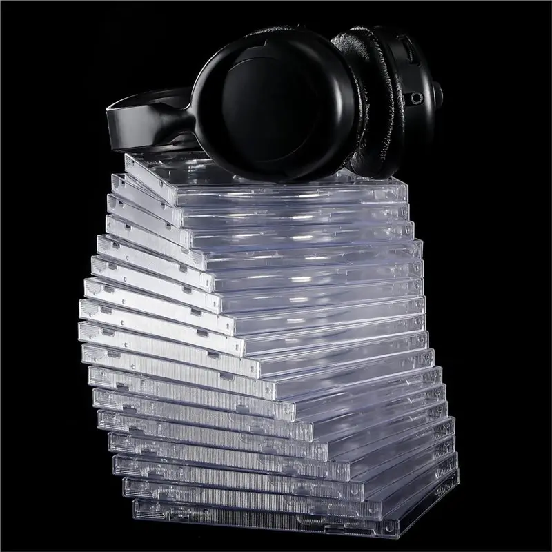 Superior Replacement 25Pcs 10.4 Mm CD Jewel Case Standard Single Clear DVD Cover Protection Case