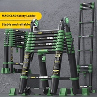 Telescopic ladder Herringbone ladder Aluminum alloy ladder Folding ladder Multifunctional bamboo ladder Lifting household stairs