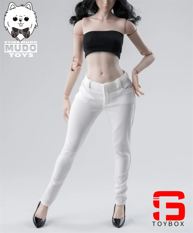 Auf Lager CTC-008 1/6 Weibliche Elastische Hose Bleistift Hosen Kleidung Modell Fit 12'' AT202 AT203 Soldat Action Figur Körper