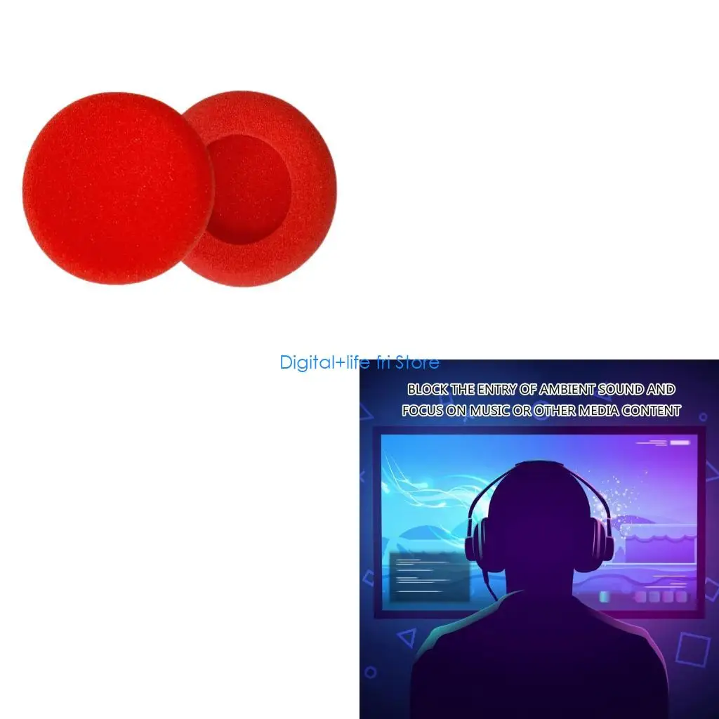 E06D Ear Pads Earmuffs for Rewind Wireless Headphones Soft Sponges Earphone Cushions Earpads Case Cover