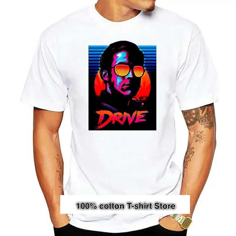 Drive Movie-camisetas de algodón para hombre, ropa de calle japonesa, Sexy, 100%, 2024