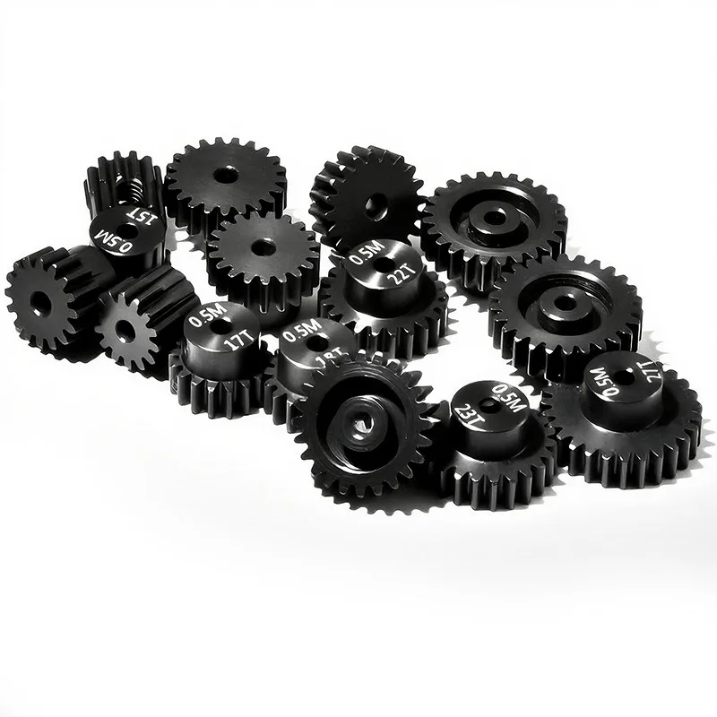 

M0.5 Motor Gears Pinion 2mm Aperture 13T - 27T for 1/18 1/24 RC Model Car Buggy Truck Crawler Accessories