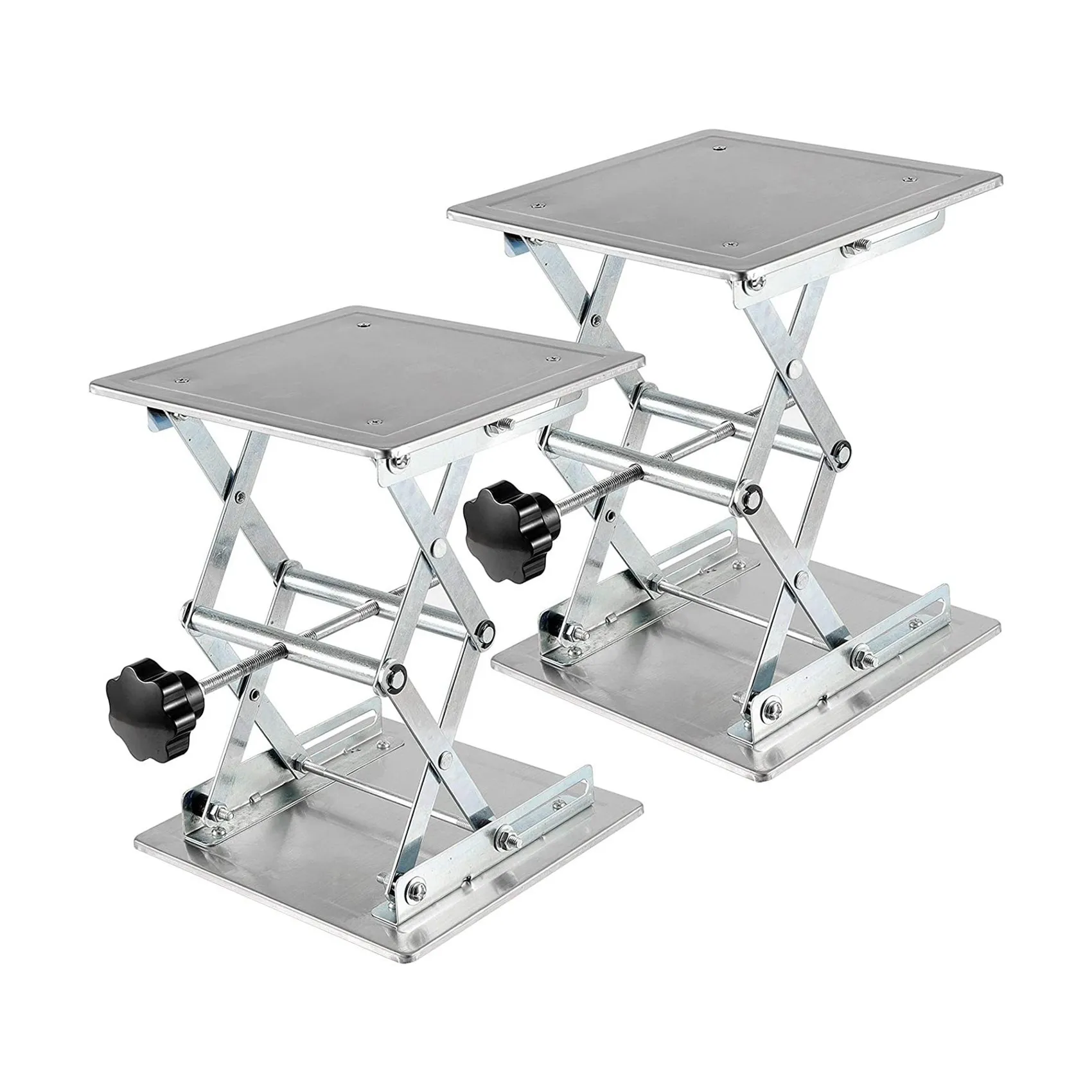 AS94-Laboratory Lift Stand, Lab Jack Scissor Stand Platform, Table Lifting Jack Platform Expandable Table Height Range