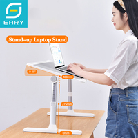 Eary Height & Angle Adjustable Laptop Stand for Bed Foldable Portable Book Tray Table for Couch Sofa Floor Desk for Adults Kids