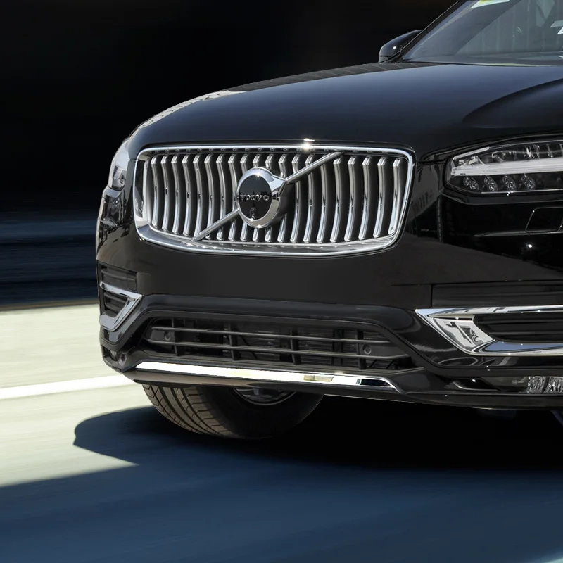 ボルボXC90用クローム装飾ステンレススチール製フロントバンパートリム