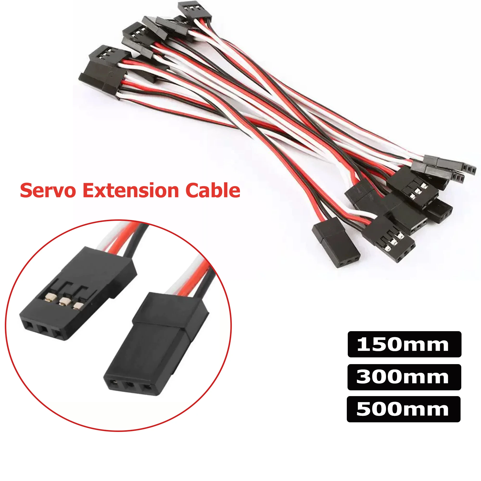 15cm 30cm 50cm ESC extension cable, Servo Extension Y-line, receiver signal line, male and female connector wires For RC Drone
