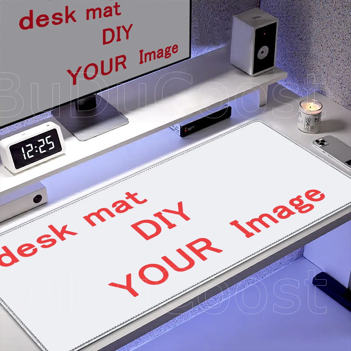 

Natural Rubber Desk Mat Custom Picture Anime Gaming Office Logo Mouse Pad Computer Laptop PC Gaming Playmat HD Printing Mousepad