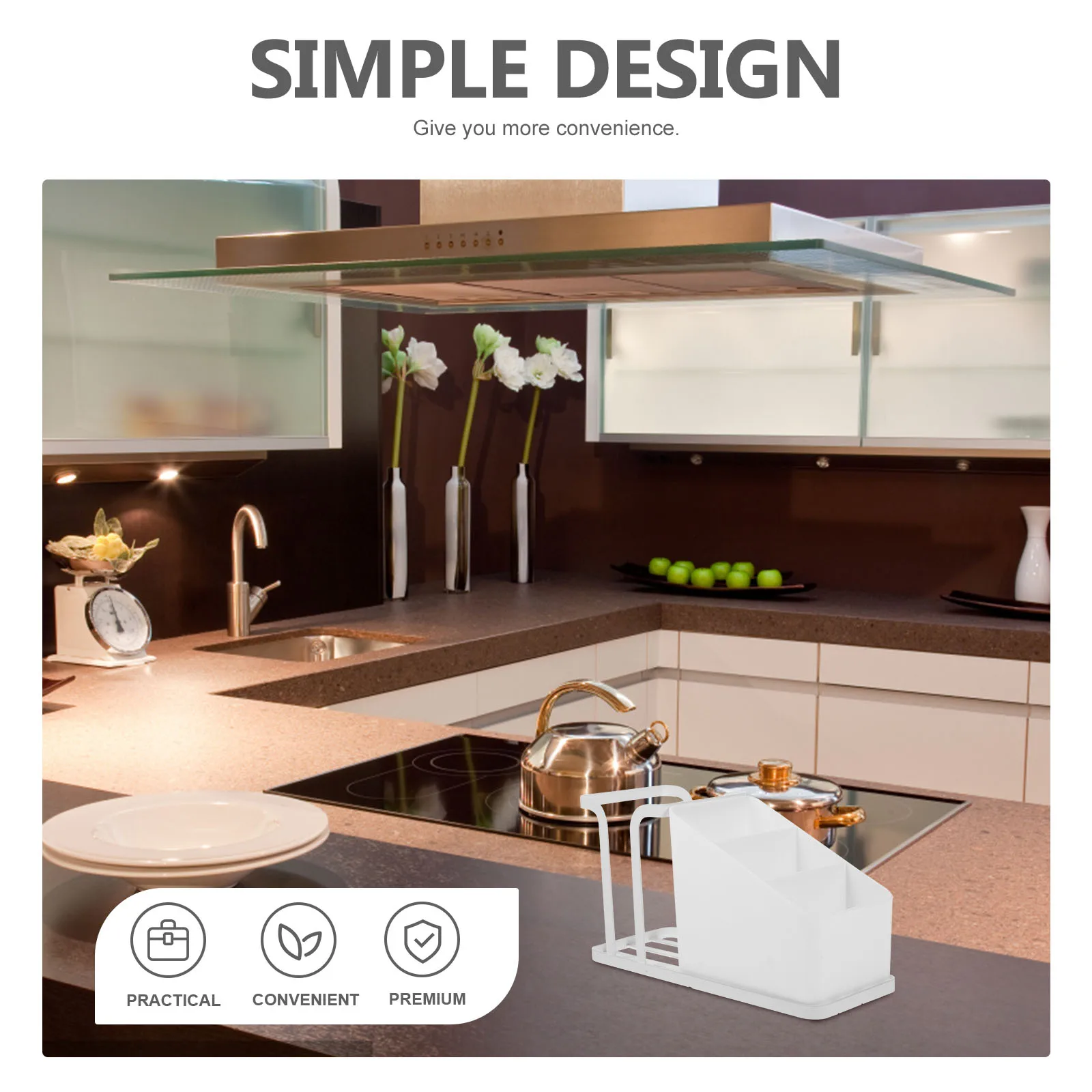 

Tea Bag Box Cup Taker Paper Cups Holder Countertop Sugar Hotel ganizer Bags Small Coffee Bracket White Storage Capacity