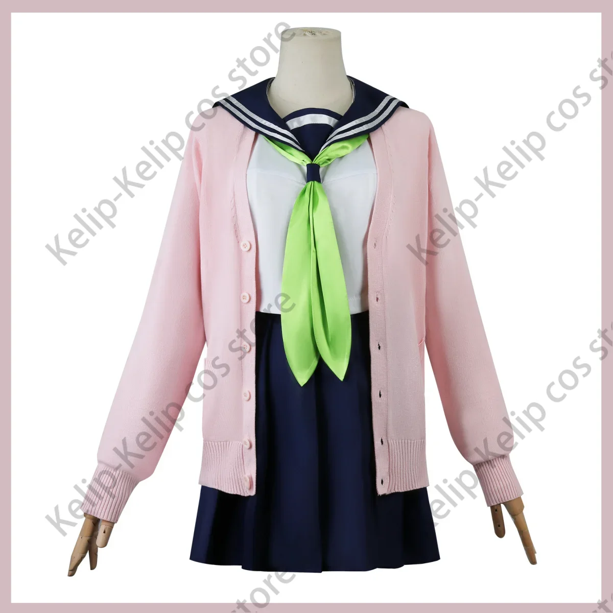 

New Anime My Deer Friend Nokotan Tanukikoji Kinu Cosplay Costume Japanese School Uniform Sweater Coat Woman Sexy Campus Suit