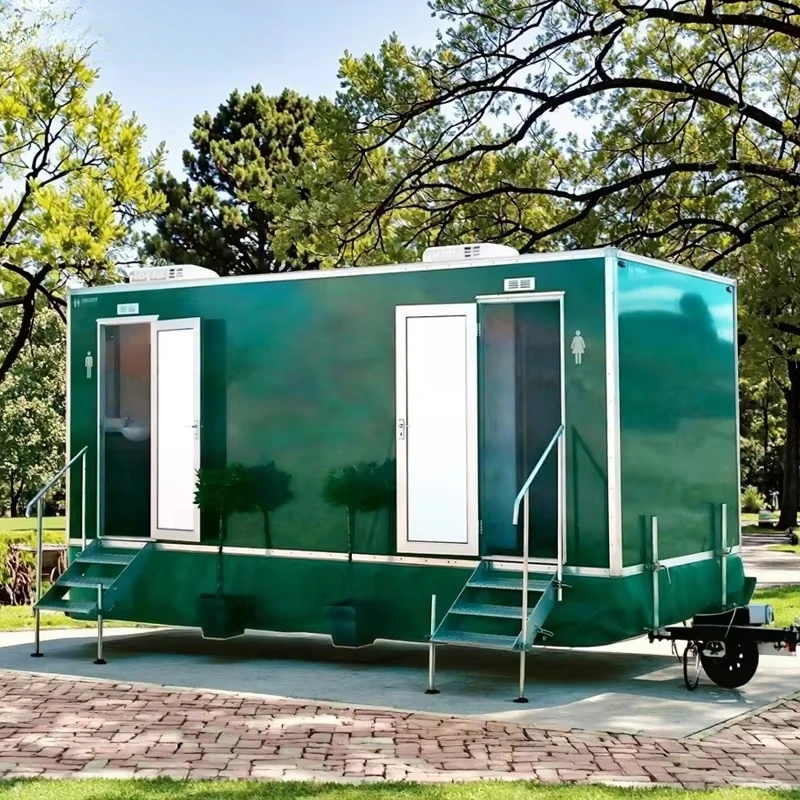 Truth Mobile Events مراحيض الحمام العام المتنقل للتخييم مرحاض متنقل مع دش